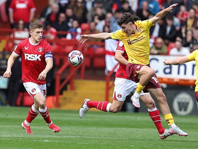 Fantastic display up front. Constantly on the move, running from side to side and through the middle, making life difficult for Charlton's defenders. Demanded the ball for the penalty and justified his confidence with a well-taken spot-kick. Up to four for the season. Nearly set up a stoppage-time leveller for Wilson... 8 CHRON STAR MAN