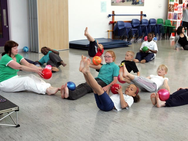 2008 Castle Primary School children doing various activities for activity week