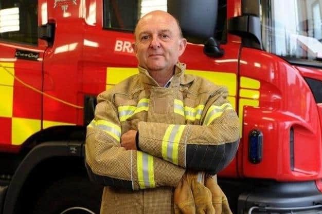 Northamptonshire firefighter Graham Ayres is retiring after 46 years