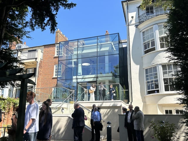 The building, from 78 to 82 Derngate, was remodelled by the world famous designer and architect in his iconic modernist style and it features “extraordinarily striking interiors”.