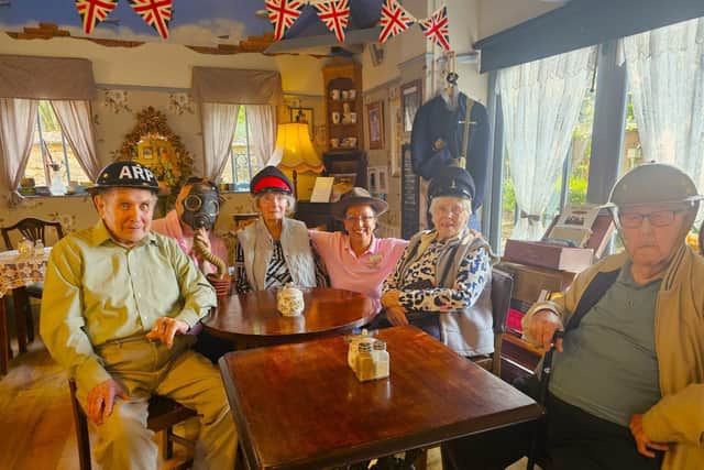 Step back in time to the Blitz Tea Room and Jazz Lounge for Elm Bank care home residents