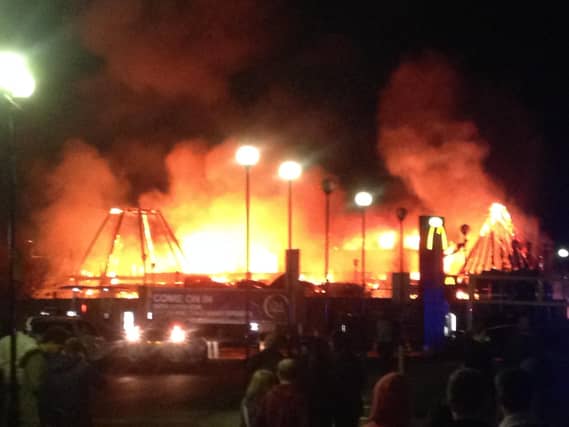 Fire at Red Hot World Buffet in Northampton. 18.12.13 Picture: Ryan Merrey