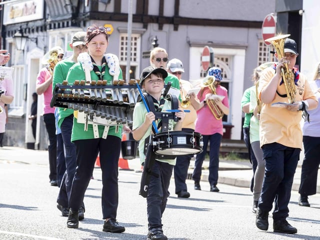 The sun shone as the carnival parade made its way through Northampton town centre on Saturday June 10.