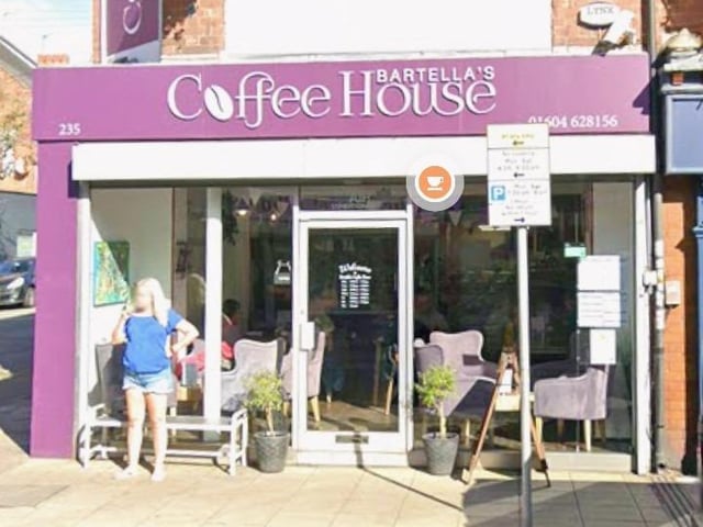 235 Wellingborough Rd, Northampton NN1 4EH. Rated 4.6/5 out of 359 Google reviews. One reviewer said: "Best cafe/coffee shop in Northampton. Consistent, amazing food and exceptional staff. "