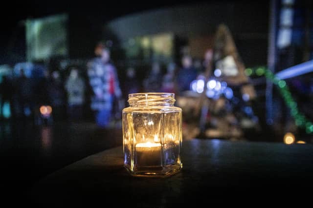Elliott’s Rectory Farm in Moulton hosted a torchlit carol service on Saturday, December 17, 2022.