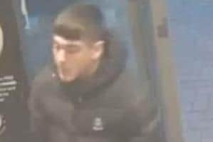 Police would like to speak to the man pictured.