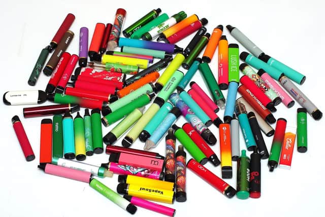 A warning has been issued about the dangers of stockpiling disposable vapes