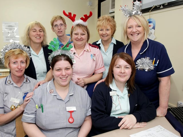 2010 - Staff at the haematology unit, taken for a feature about Christmas on the unit at Northampton General Hospital. .