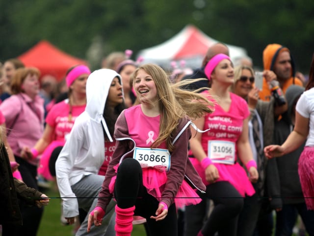 2013 - 10k Race For Life at Abington Park. The ladies race, raises money for Cancer Research.