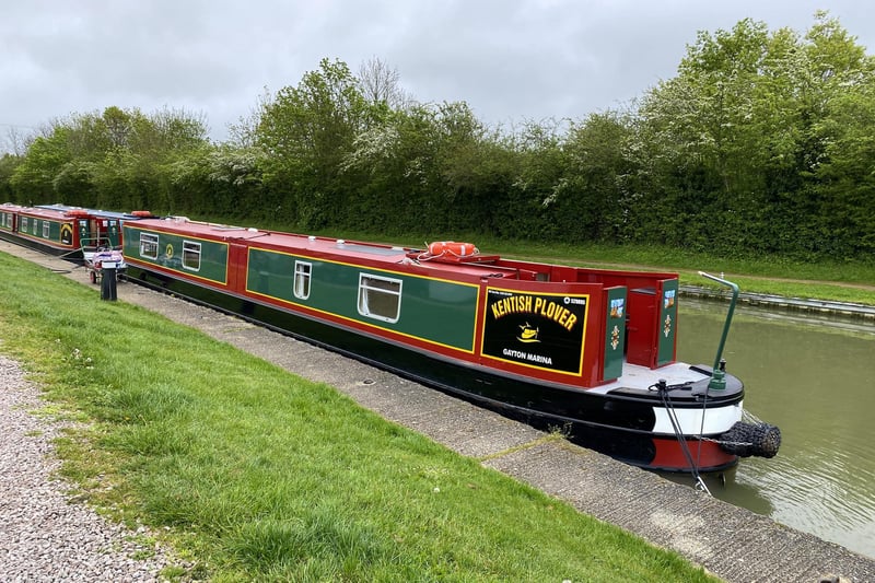 Our floating residence for the week was the "shiny and new" Kentish Plover, a 58-foot narrowboat that was constructed at the ABC Leisure Group headquarters in Alvechurch, Worcestershire.