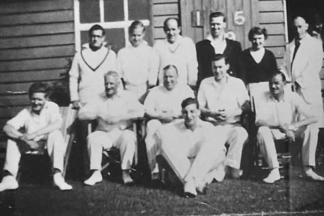 The Saints first team of 1951 face the camera
