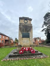 The Cenotaph in Great Brington echoes that of Whitehall in London - both witnessed Remembrance Day events last Sunday.