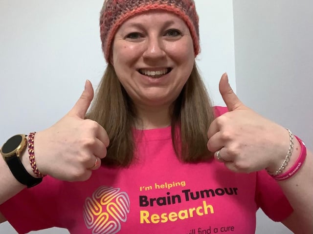 Cat Heald is a brain tumour patient