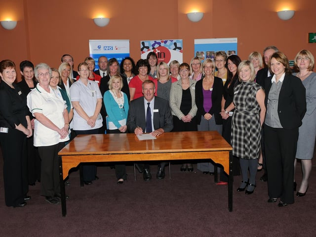 Date unknown - Northampton General Hospital NHS Trust is making a pledge to support all its staff who want to develop their skills. Chief executive Paul Forden has signed the Skills Pledge to show the Trust's commitment to learning and development throughout the organisation.