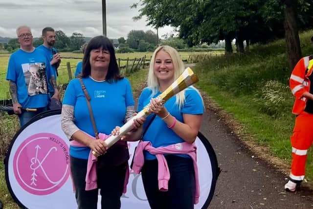 Co-founders of Kelly’s Heroes, Kelly Hewitt’s mum Rachael Hewitt, and sister Amy Hewitt-Riley