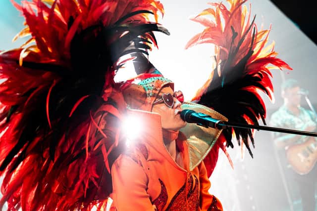 Charles Michael Duke was given three years to live when he was 19 and nine years later he is travelling the world and performing to thousands after undergoing surgery that saved his life. Photo: Michael Duke Company.