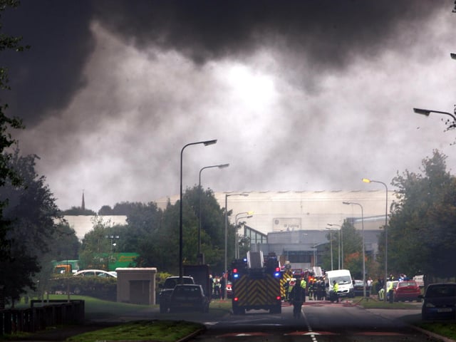 2008 - The fire at Brackmills Industrial Estate