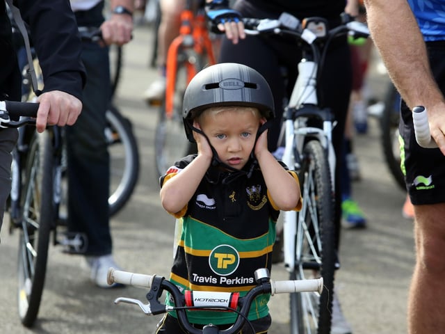 Cynthia Cycle: Althorp: Cycle 4 CynthiaHarrison Judge, 4, waiting for the hooterSunday September 13 2015