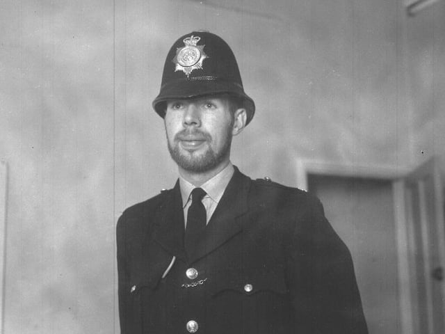 Bearded Bobby Pc Michael Roddy, part of a bearded men feature, August 14, 1967