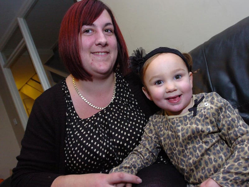 2012 - Super tot winner Kelsie McGurk, with her mum Fiona