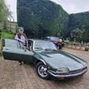 Les with his beautiful Jaguar XJS
