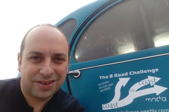 Matthew finished his epic journey on April 12.