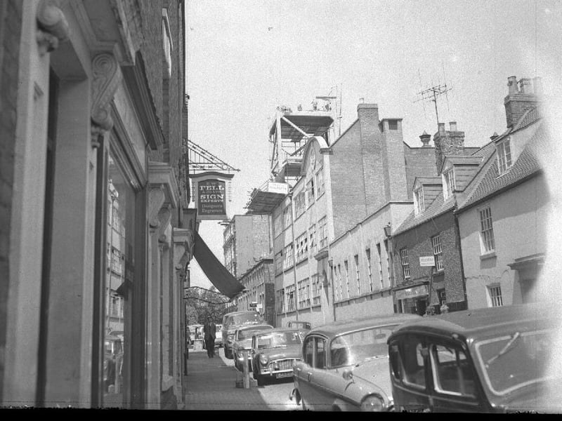 Lotus shoe company tower is built, June 16, 1967