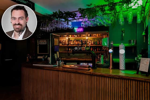 Scott Langford, inset, is the former owner and current manager of Pete’s Place in Brackley
