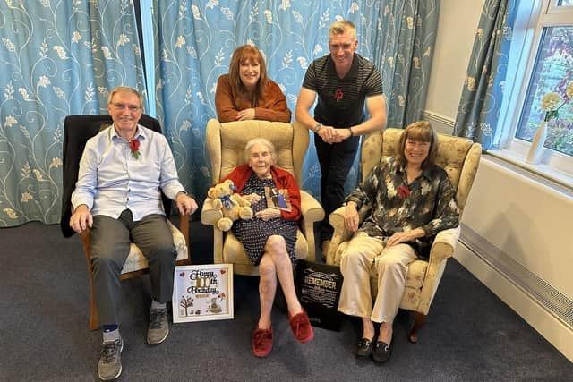 Ahead of her 100th birthday on November 14, Vera Lillian Harman said the key is being happy with what you’ve got. Vera had a busy itinerary lined up for her special day, at Ridgway House where she has resided for four years. Leading up to her birthday, Vera opened her 102 cards. Having worked in the Women’s Royal Navy Service, she has friends all over the world – but there was one special card from King Charles which she was very proud to receive.