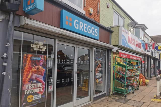 The old Greggs is now shut.