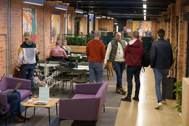 The creative hub is located in a Grade II listed prime location building on Guildhall Road and its offering for companies of all shapes and sizes has impressively grown over the past three years. Photo: Nick Freeman Photography.