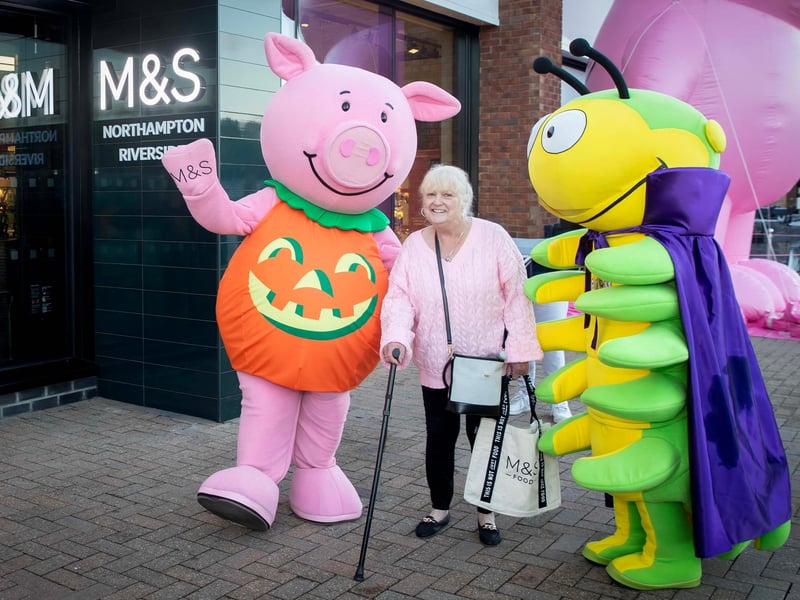 Chronicle & Echo photographer Kirsty Edmonds captures dozens of shoppers queuing outside the new M&S Foodhall at Riverside Retail Park, Northampton, as it opened at 8am on Wednesday, October 21.