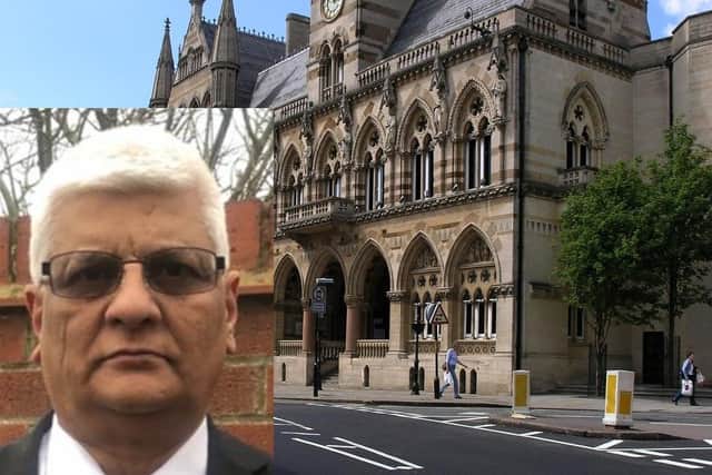 Conservative councillor Suresh Patel (left) has resigned