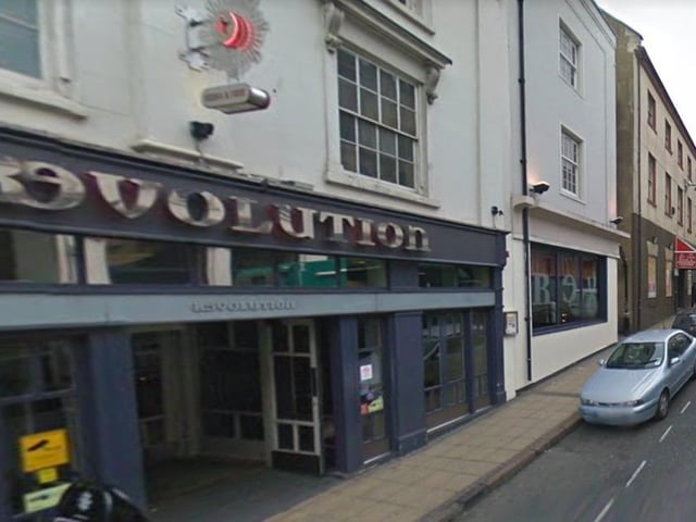 The old Revolution bar in Bridge Street closed down in 2020 and has since been replaced with the highly successful Playhouse project.