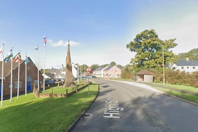 The incident happened in High Street, Flore, on Thursday, March at around 12.15pm.