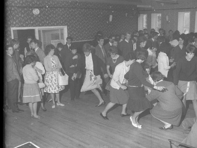 Twisting at Northampton Technical College clubroom September 21, 1962