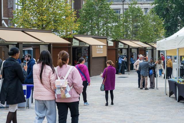 The Market Square will officially open on Saturday, October 19