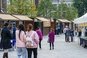 The Market Square will officially open on Saturday, October 19