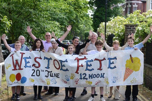 Were you pictured promoting Westoe Village fete in 2015?