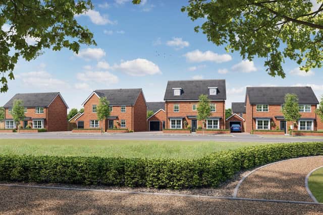 A typical street scene at Bertone Gardens' new phase