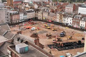 Multi-million pound redevelopment works to the Market Square