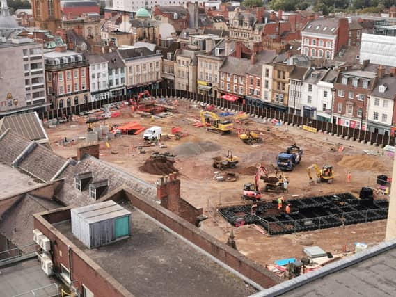 Multi-million pound redevelopment works to the Market Square