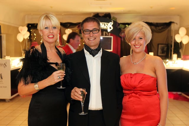 Hensmans team (left to right) Julie and John Hensman, Gemma Suiter at The Image Magazine Ball at Highgate House in 2010.