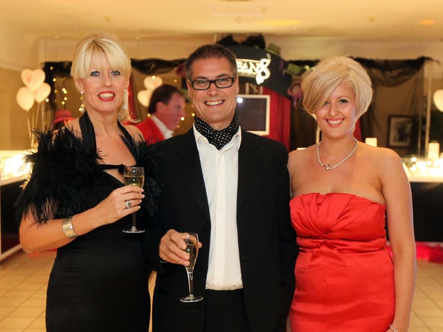 Hensmans team (left to right) Julie and John Hensman, Gemma Suiter at The Image Magazine Ball at Highgate House in 2010.