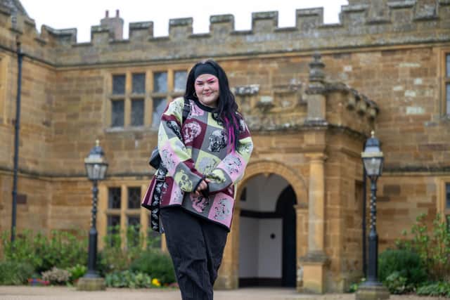 Mae Stephens at Delapré Park in Northampton where she will perform this summer with James Arthur. Photo by David Jackson.