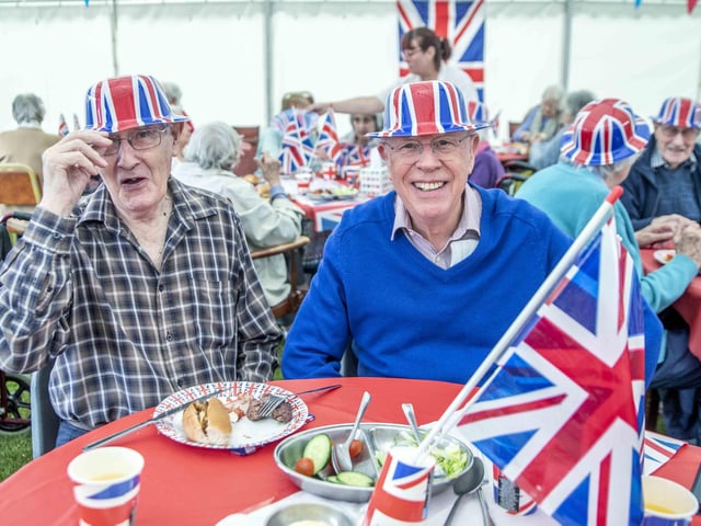 It was all smiles as residents and relatives enjoyed the festivities.