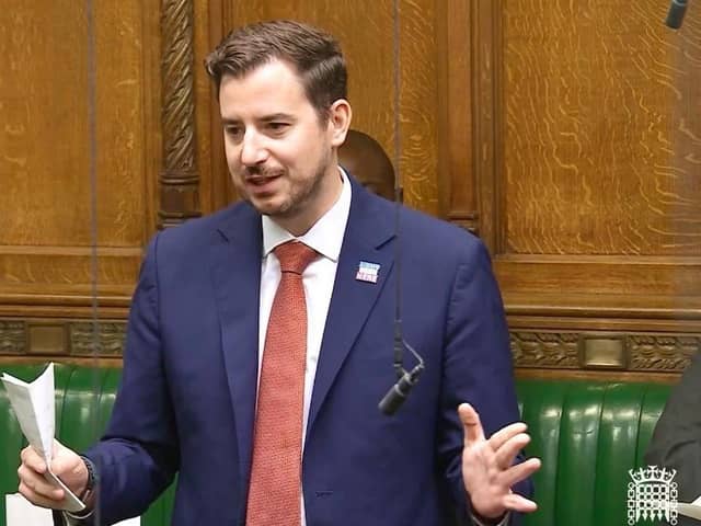 Mike Reader MP speaking in the chamber on e-scooters