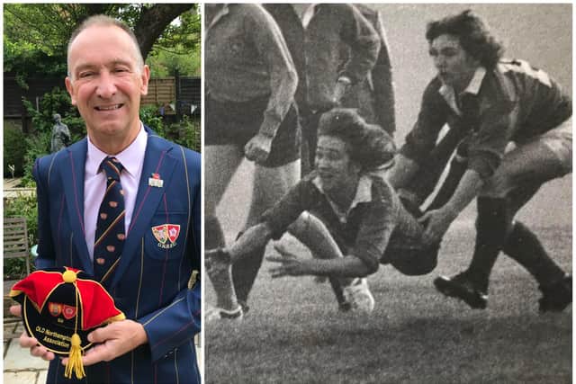 Pete Bason started out as a Northampton School for Boys student in 1967, now his work as chair of governors and a stalwart of Old Northamptonians sports club has earned him an MBE