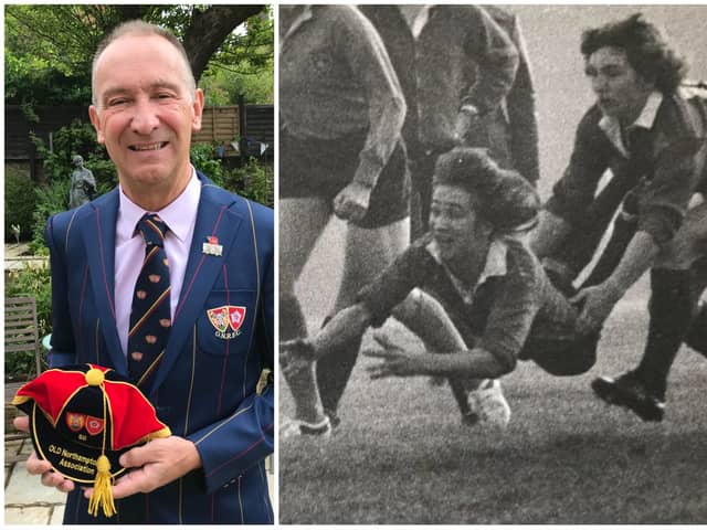 Pete Bason started out as a Northampton School for Boys student in 1967, now his work as chair of governors and a stalwart of Old Northamptonians sports club has earned him an MBE