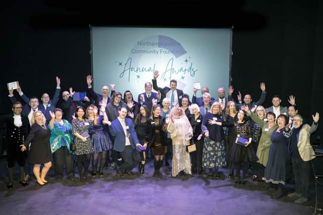Celebrating at Northamptonshire Community Foundation's Annual Awards event